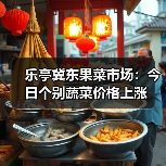 乐亭冀东果菜市场：今日个别蔬菜价格上涨