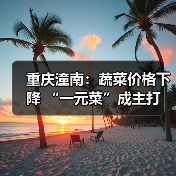 重庆潼南:蔬菜价格下降 “一元菜”成主打(图1) 重庆潼南:蔬菜价格下降 “一元菜”成主打(图1)