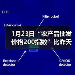 1月23日“农产品批发价格200指数”比昨天上升...（图3）