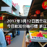 2017年3月12日西兰花今日批发价格行情 浙江省...（图3）