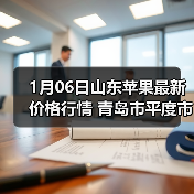 1月06日山东苹果最新价格行情 青岛市平度市红...（图1）