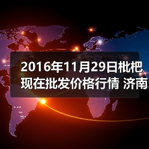 2016年11月29日枇杷现在批发价格行情 济南堤...（图1）