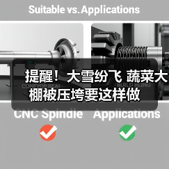 提醒！大雪纷飞 蔬菜大棚被压垮要这样做（图4）