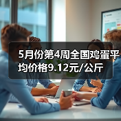 5月份第4周全国鸡蛋平均价格9.12元/公斤(图3) 5月份第4周全国鸡蛋平均价格9.12元/公斤(图3)