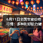 6月11日全国生猪价格行情:多种利好助力猪价...(图2) 6月11日全国生猪价格行情:多种利好助力猪价...(图2)