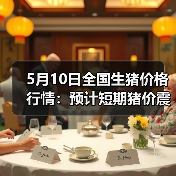 5月10日全国生猪价格行情:预计短期猪价震荡...(图1) 5月10日全国生猪价格行情:预计短期猪价震荡...(图1)
