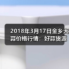 2018年3月17日金乡大蒜价格行情:好蒜货源不...(图4) 2018年3月17日金乡大蒜价格行情:好蒜货源不...(图4)