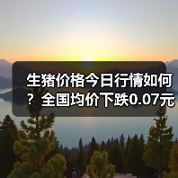 生猪价格今日行情如何？全国均价下跌0.07元/公斤（图1）