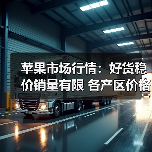 苹果市场行情：好货稳价销量有限 各产区价格分化明显