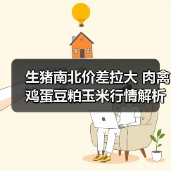 生猪南北价差拉大 肉禽鸡蛋豆粕玉米行情解析(图2) 生猪南北价差拉大 肉禽鸡蛋豆粕玉米行情解析(图2)