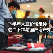 下半年大豆价格走势:进口下跌与国产增产如何博弈?(图1) 下半年大豆价格走势:进口下跌与国产增产如何博弈?(图1)