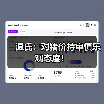 温氏:对猪价持审慎乐观态度!(图3) 温氏:对猪价持审慎乐观态度!(图3)