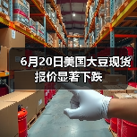 6月20日美国大豆现货报价显著下跌(图4) 6月20日美国大豆现货报价显著下跌(图4)