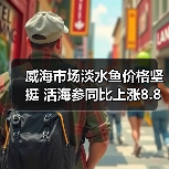 威海市场淡水鱼价格坚挺 活海参同比上涨8.8%