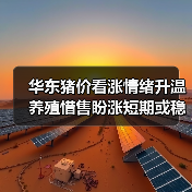 华东猪价看涨情绪升温 养殖惜售盼涨短期或稳中有升