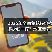 2025年全国葵花籽价格多少钱一斤？地区差异大（图1）